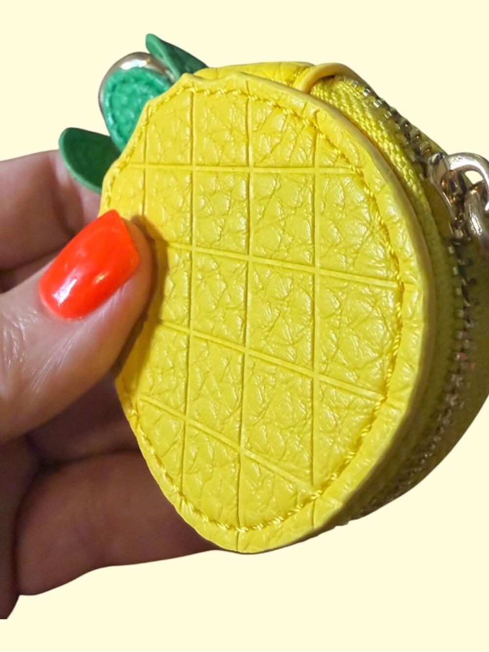 PINEAPPLE FRUIT COIN PURSE BAG CHARM